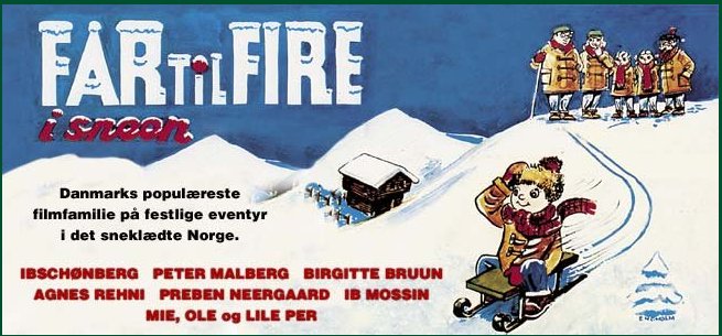 rets store film : Far til fire i sneen